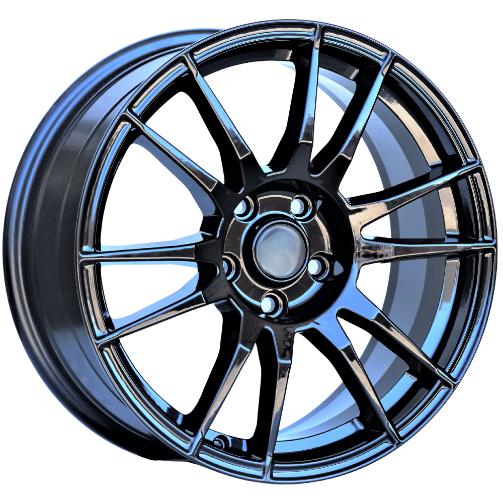 17 İnç 5x100 Volkswagen Polo Seat Fiat Toyota Subaru Uyumlu Black Jant Takımı