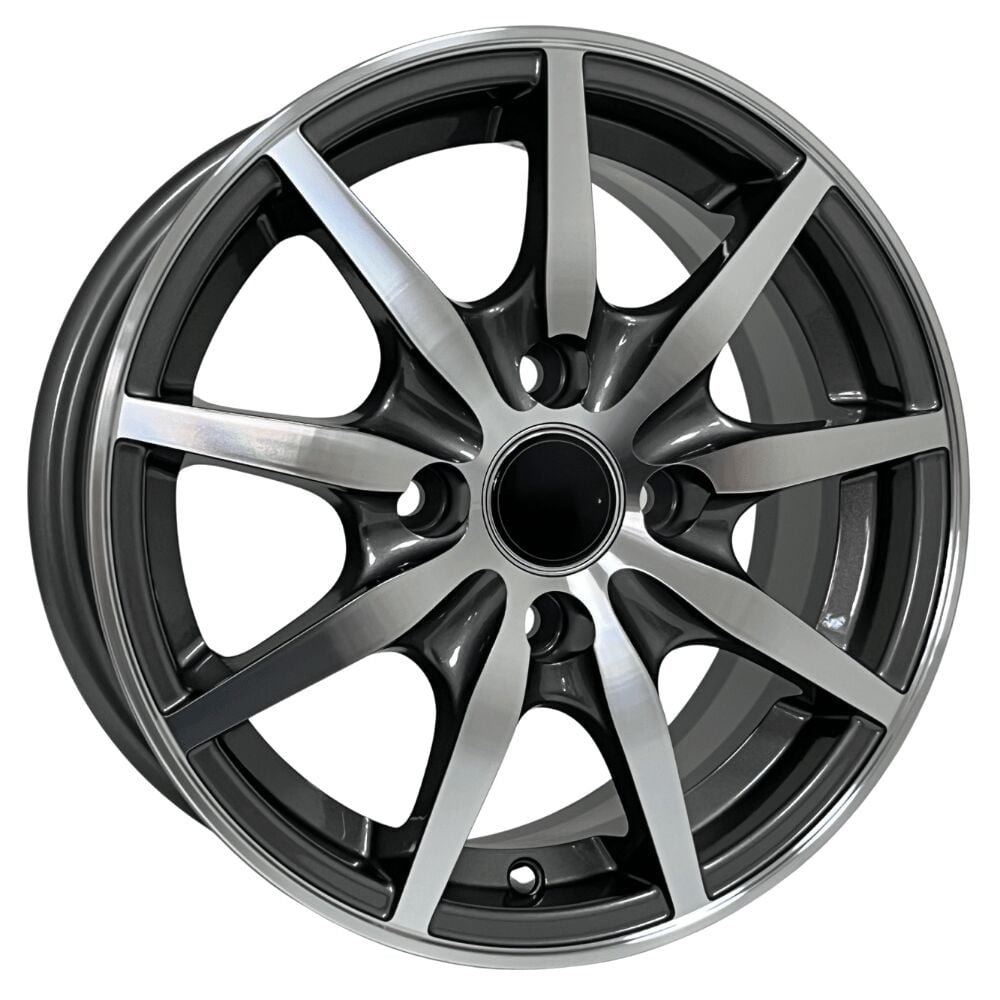 13 İnç 4x100 Fiat Renault Hyundai Uyumlu Gun Machined Jant Takımı