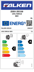 Falken 195/50R16 88V XL Ziex Ze320 (2025)
