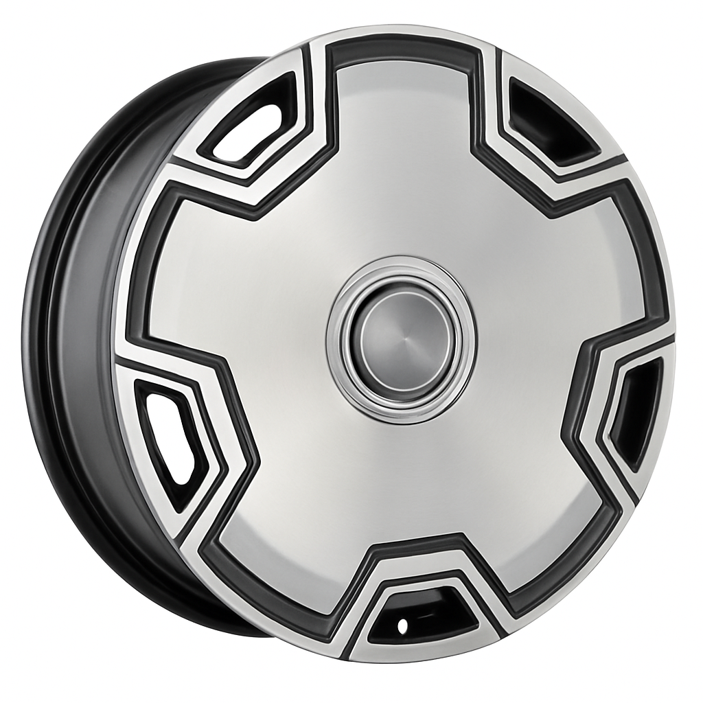 24 İnç 5x130 Mercedes G63 AMG Maycbach Volkswagen Uyumlu Black Lip Polished Jant Takımı