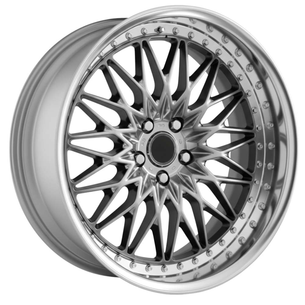19 İnç 5x114.3 Ön 8.5 Arka 9.5 Honda Civic Accord Toyota Megane 4 Silver Machine Lip Jant Takımı