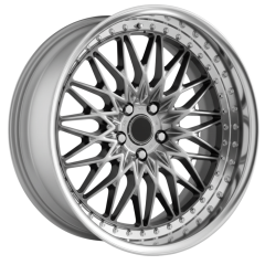 19 İnç 5x114.3 Ön 8.5 Arka 9.5 Honda Civic Accord Toyota Megane 4 Silver Machine Lip Jant Takımı