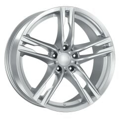 20 İnç 5x120 Ön 8.5 Arka 9.5 BMW Land Rover Chevrolet Uyumlu Silver Jant Takımı