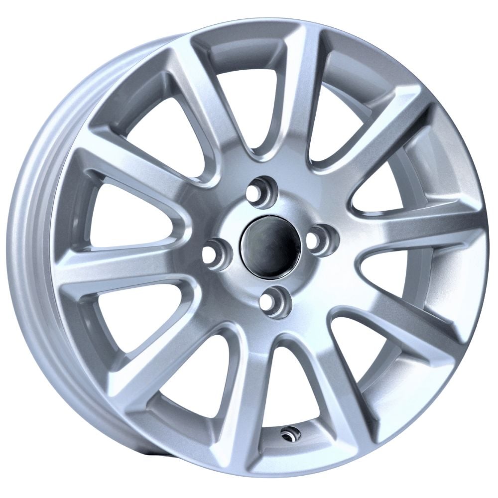 15 İnç 4x114.3 Hyundai Accent Elantra Honda Chevrolet Uyumlu Cristal Silver Jant Takımı