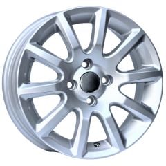 15 İnç 4x114.3 Hyundai Accent Elantra Honda Chevrolet Uyumlu Cristal Silver Jant Takımı