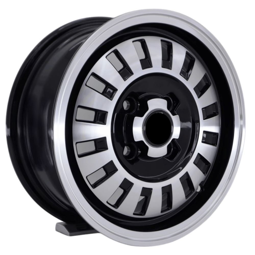 13 İnç 4x100 Renault Broadway Uyumlu Black Machined Jant Takımı