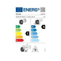Petlas 225/75R16C VanMaster A/S 118/116R 4 Mevsim Lastik ( 2025 )