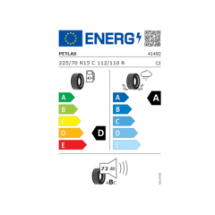 Petlas 225/70R15C Tl 112/110R 8Pr Full Power Pt825 Plus
