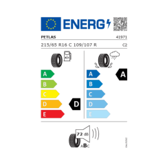 Petlas 215/65R16C 109/107R 8Pr Full Power Pt825 Plus