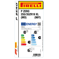 Pirelli 255/35R19 96Y XL P Zero (PZ4) Yaz Performans Lastiği ( 2025 )