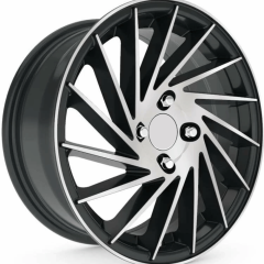 15 İnç 4X100 Fiat Renault Dacia Honda Hyundai Opel Uyumlu Black Polish Jant Takımı