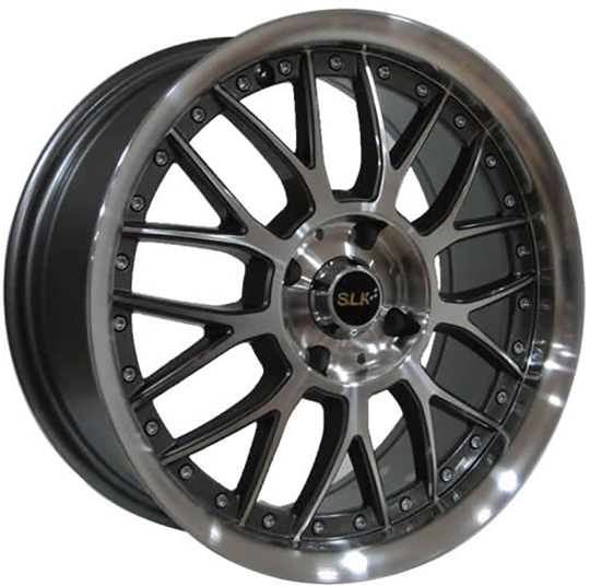 15 İnç 4x100 Renault Dacia Fiat Hyundai Honda Uyumlu Black Machined Jant Takımı