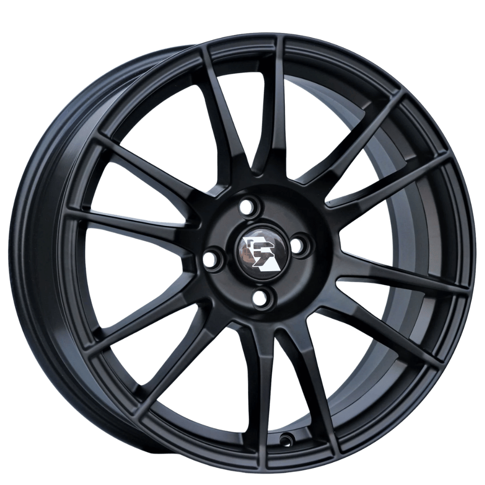 17 İnç 5x100 Polo Skoda Seat Fiat Subaru Uyumlu Supersport Matt Black Jant Takımı