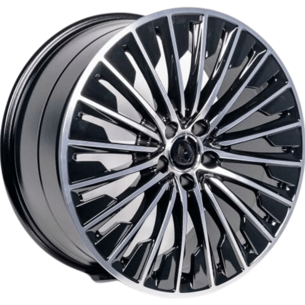 20 İnç 5x112 Ön 8.5 Arka 9.5 Mercedes E C S Class Maybach Audi Uyumlu Black Polish Jant Takımı