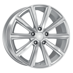 17 İnç 5x100 Volkswagen Polo Seat Fiat Uyumlu Silver Jant Takımı