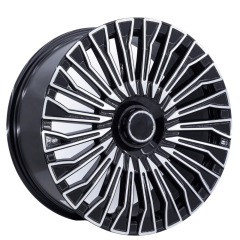 19 İnç 5x112 Mercedes Audi Skoda Uyumlu DEEP BLACK DIAMOND GLOSS Jant Takımı