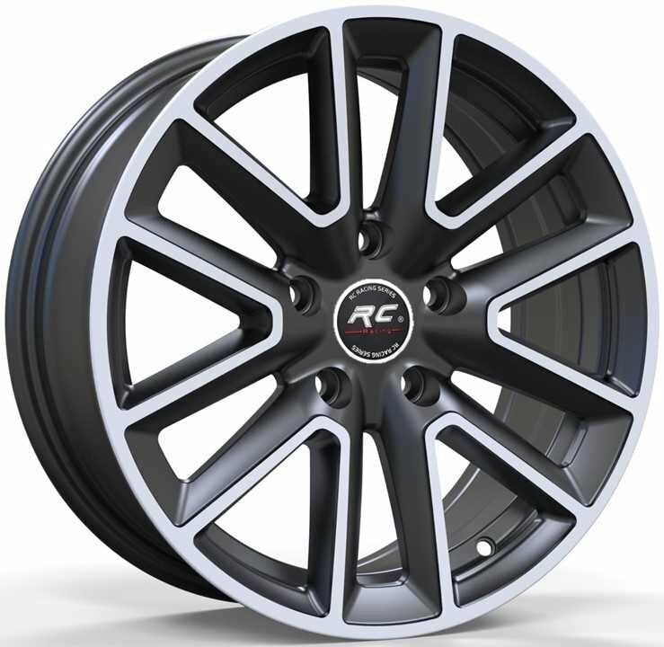 16 İnç 5x114.3 Dacia Renault Megane Honda Toyota Uyumlu Black Polish Jant Takımı