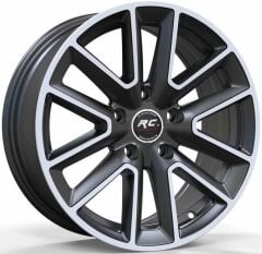 16 İnç 5x114.3 Dacia Renault Megane Honda Toyota Uyumlu Black Polish Jant Takımı