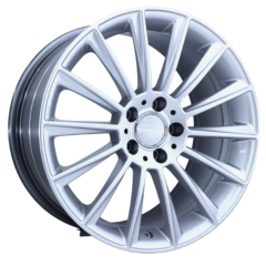 20 İnç 5x112 Ön 8.5 Arka 9.5 Mercedes Audi Volkswagen Uyumlu Silver Jant Takımı