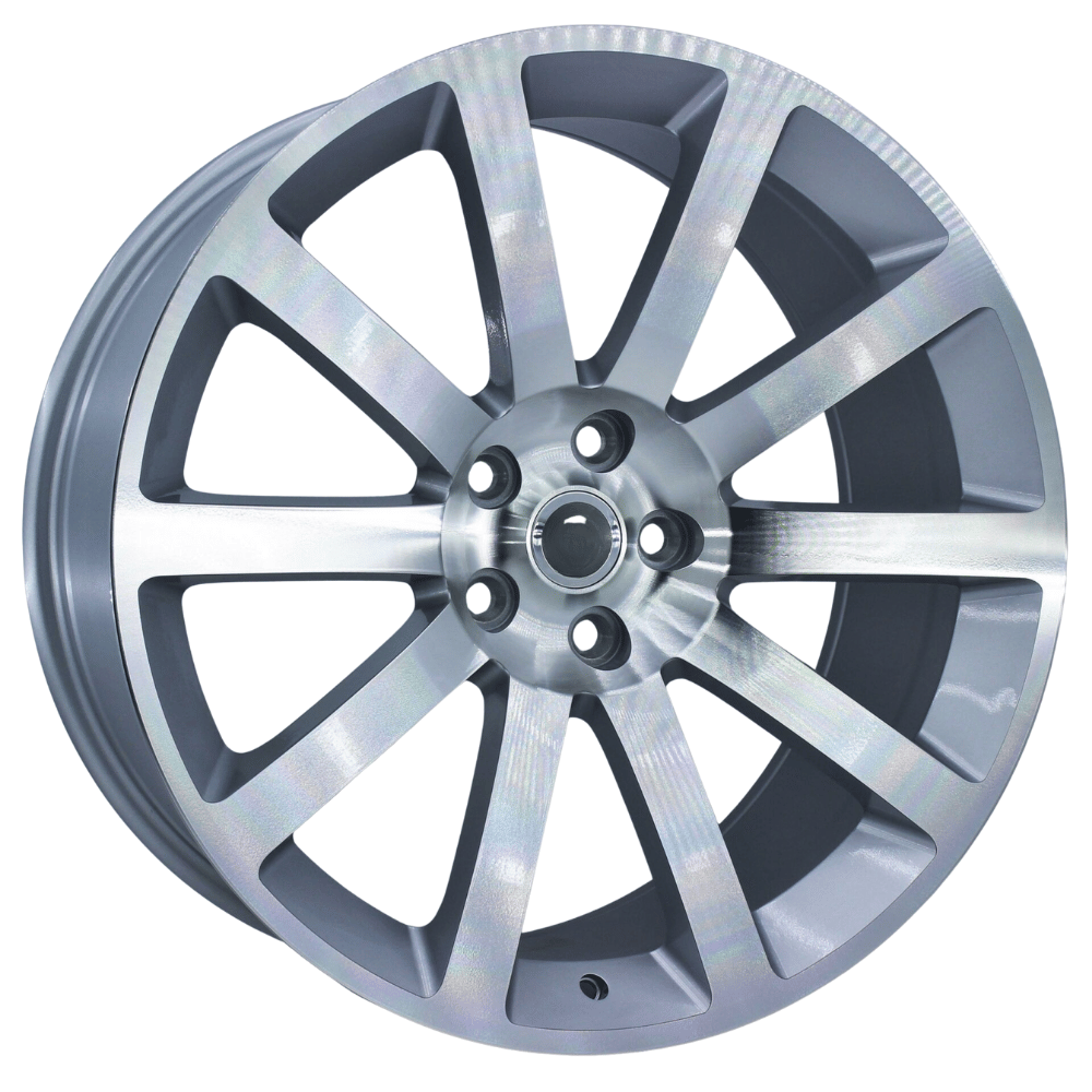 20 İnç 5x115 Chrysler Dodge Challenger Charger Uyumlu Silver Face Lip Machined Jant Takımı