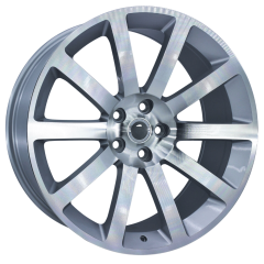 20 İnç 5x115 Chrysler Dodge Challenger Charger Uyumlu Silver Face Lip Machined Jant Takımı