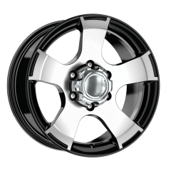 16 İnç 5x114.3 Dacia Renault Nissan Uyumlu Black Diamond Jant Takımı