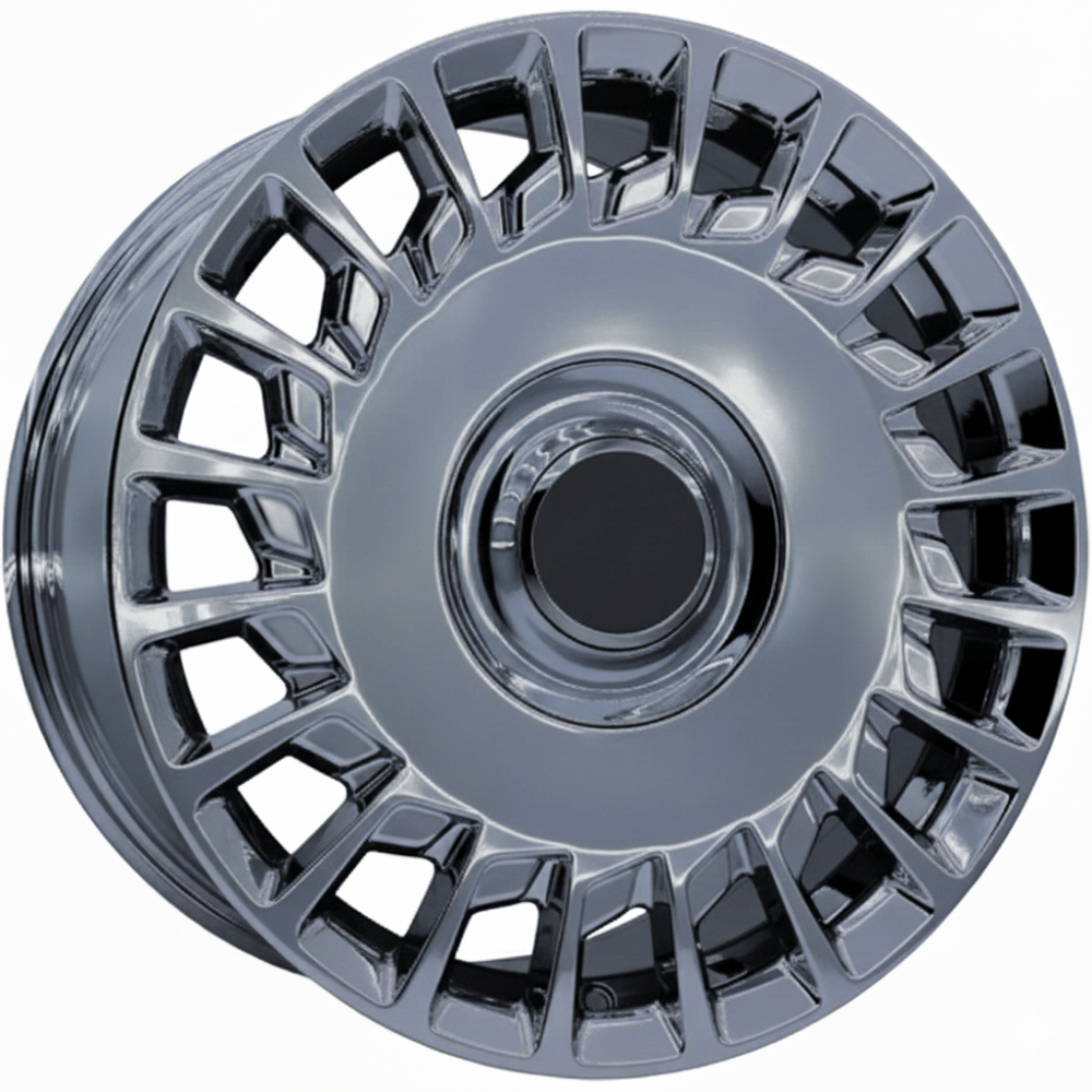 20 İnç 5x112 Ön 8.5 Arka 9.5 Mercedes Audi Maybach Uyumlu Vacoom Chrome Jant Takımı