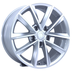 16 İnç 5x114.3 Renault Megane 4 Fluence Dacia Nissan Uyumlu Silver Gloss Jant Takımı
