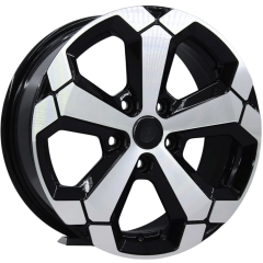 16 İnç 5X114.3 Yeni Nesil Dacia Duster Uyumlu Black Face Jant Takımı