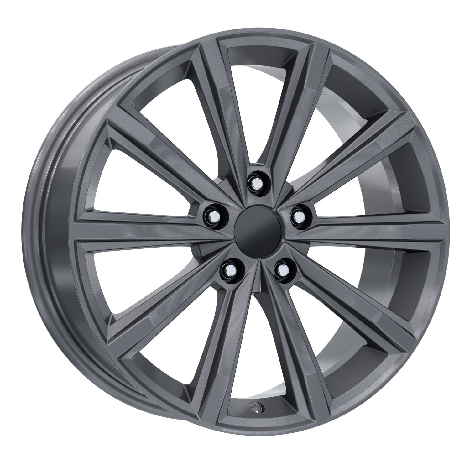 17 İnç 5x112 Volkswagen Mercedes Seat Skoda Uyumlu London Gun Metal Jant Takımı