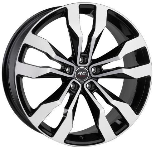 20 İnç 5X112 Volkswagen Tiguan T-Rock Touareg Uyumlu Black Polish Jant Takım