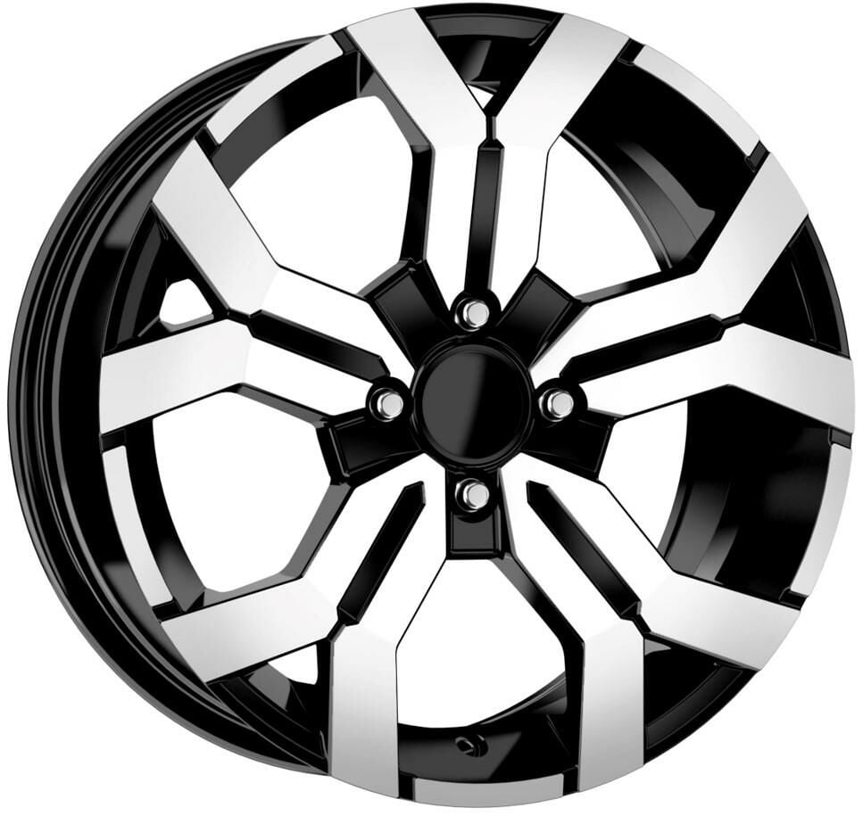 17 İnç 4x100 Dacia Renault Fiat Honda Toyota Uyumlu Black Diamond Jant Takımı