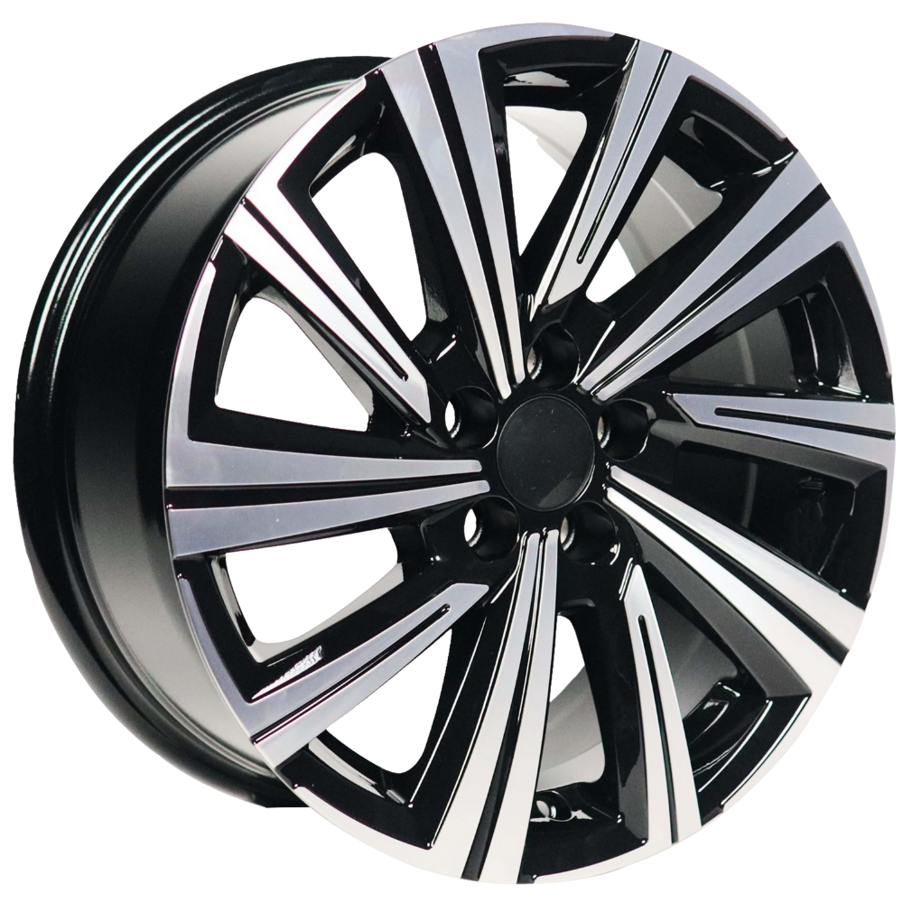 16 İnç 5x114.3 Toyota Corolla Uyumlu Deep Black Diamond Jant Takımı