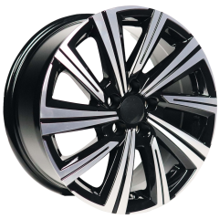 16 İnç 5x114.3 Toyota Corolla Uyumlu Deep Black Diamond Jant Takımı