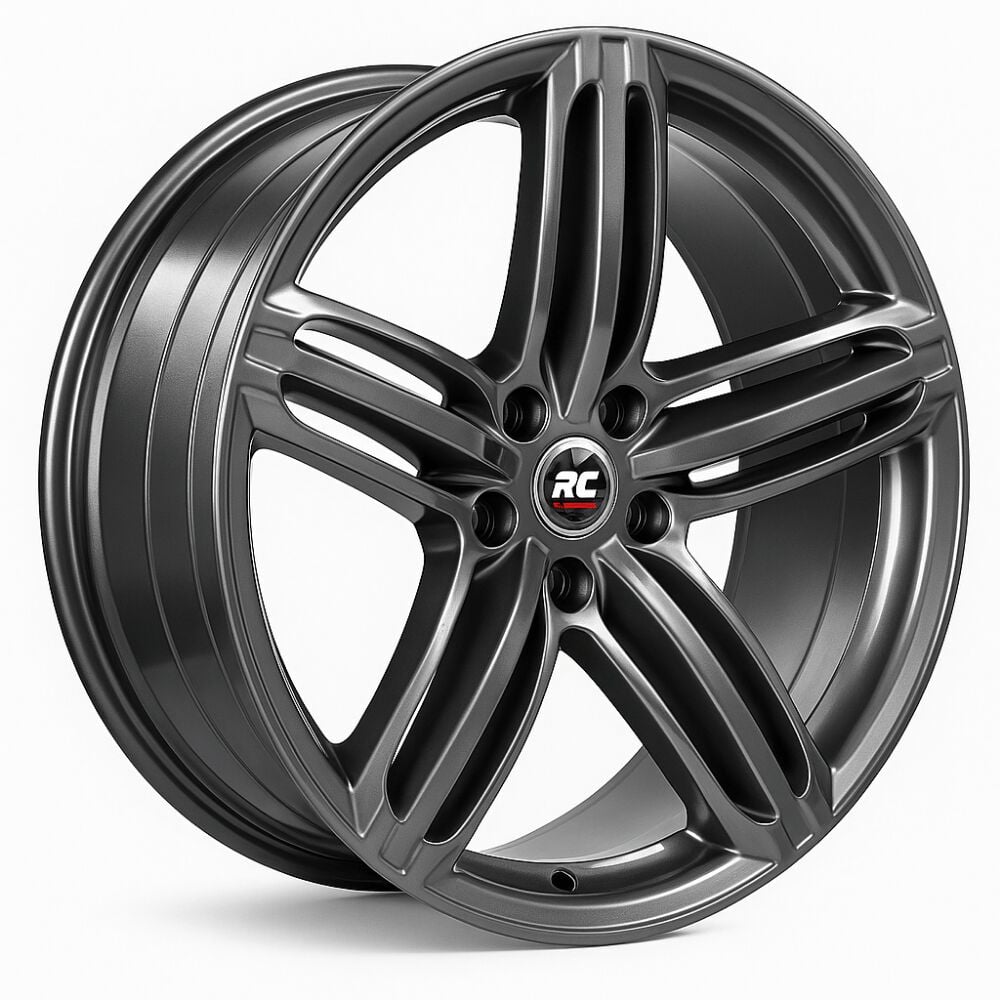 21 İnç 5X130 Porsche Taycan Panamera Cayenne Gun Metal Jant Takımı