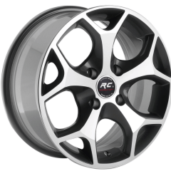 15 İnç 4x100 Fiat Renault Dacia Tofaş Hyundai Uyumlu Gun Metal Polish Jant Takımı