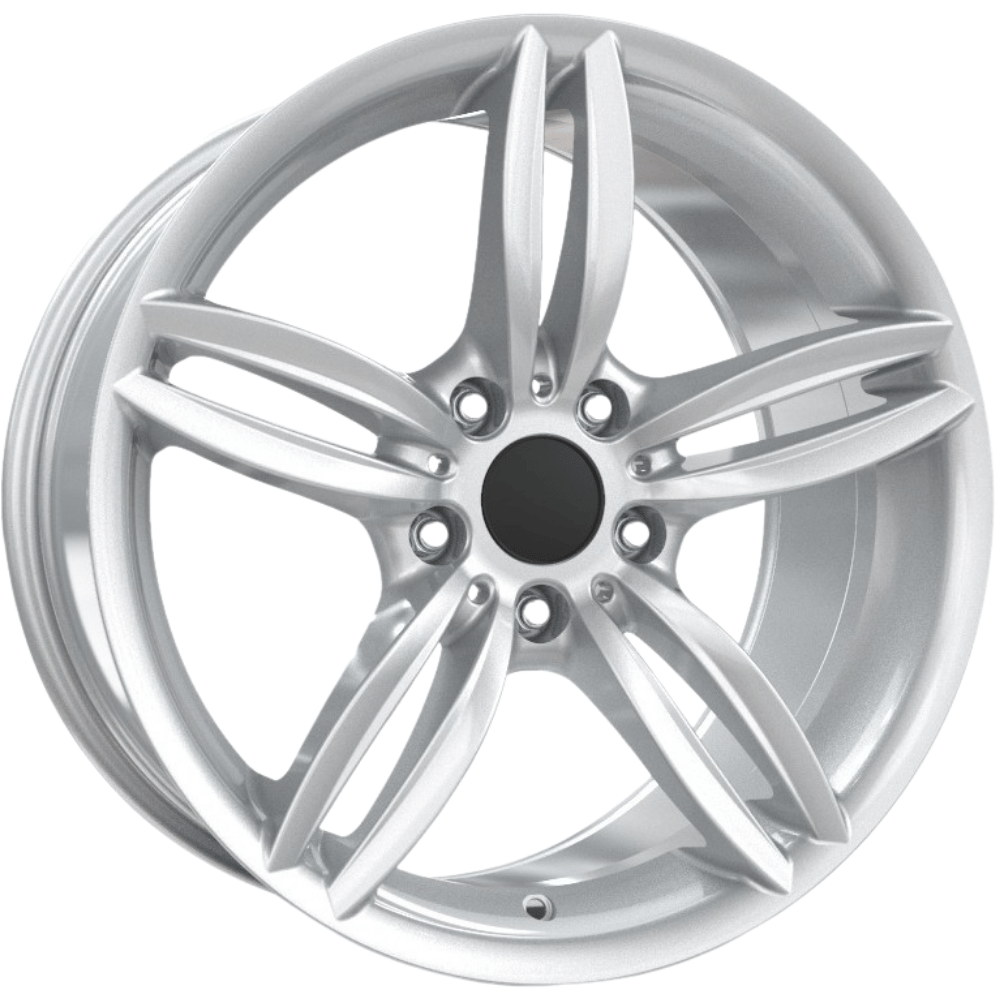 18 İnç 5x120 BMW Uyumlu Çift Aplikasyon Silver Jant Takımı