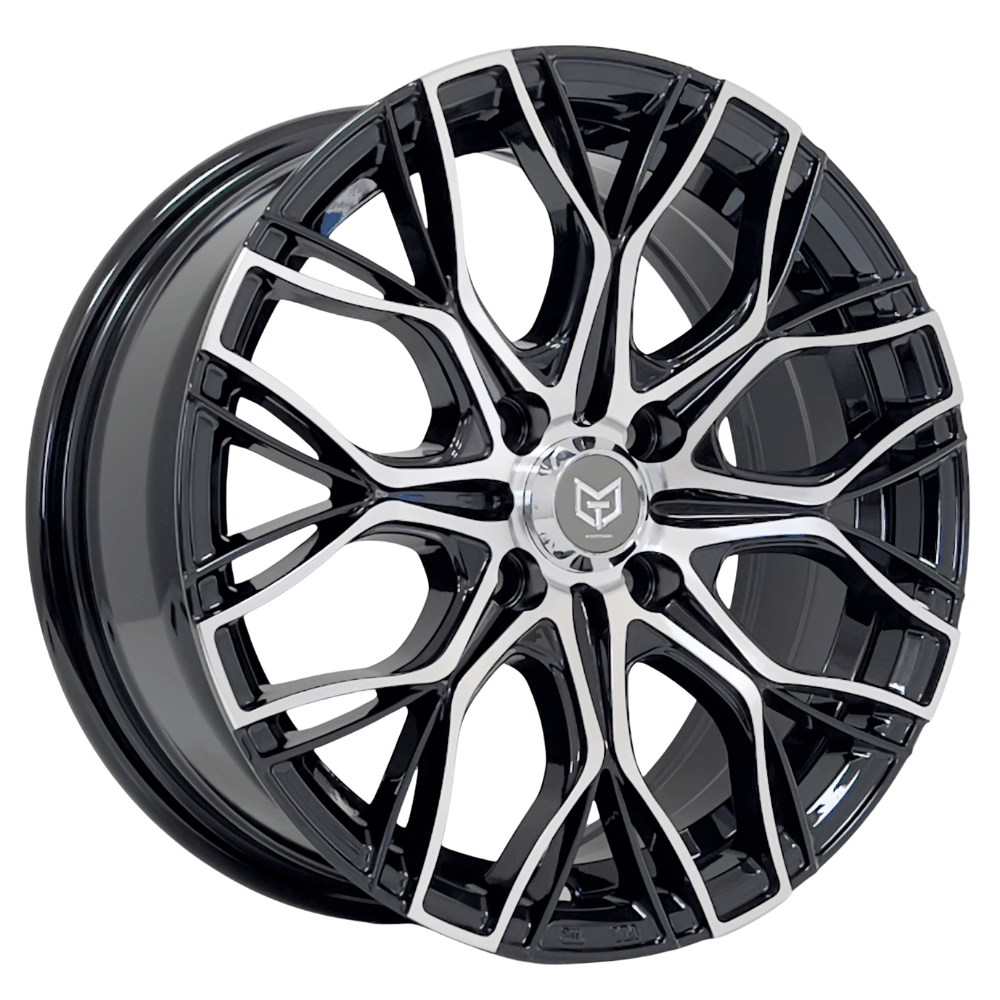 13 İnç 4x100 Renault Broadway Fiat Tofaş Uyumlu Black Machined Jant Takımı