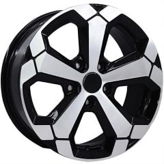 16 İnç 4x108 Ford Peugeot Citroen Volvo Uyumlu Black Polished Jant Takımı