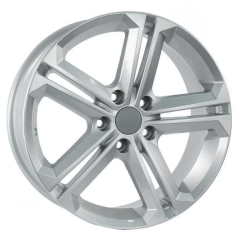 16 İnç 5x100 Volkswagen Polo Seat Leon Skoda Uyumlu Mallory Silver Gloss Jant Takımı