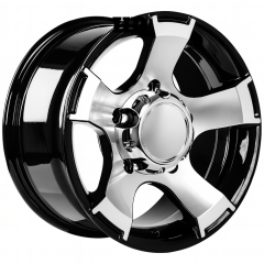 15 İnç 6x139.7 Nissan Navara Toyota Hilux Uyumlu Off-Road Black Diamond Jant Takımı
