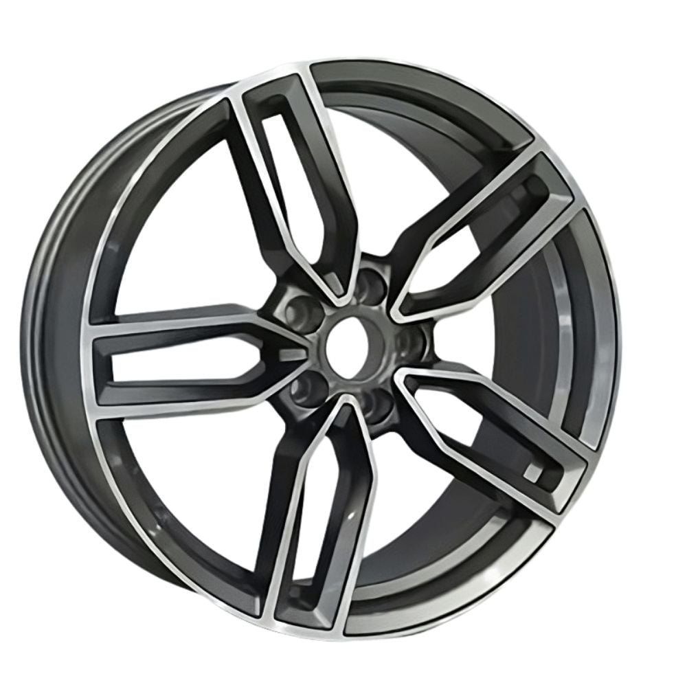19 İnç 5x112 Audi Volkswagen Mercedes Uyumlu Gun Metal Polish Jant Takımı