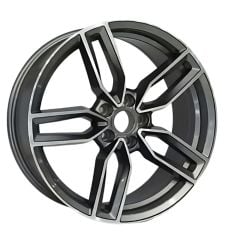 19 İnç 5x112 Audi Volkswagen Mercedes Uyumlu Gun Metal Polish Jant Takımı