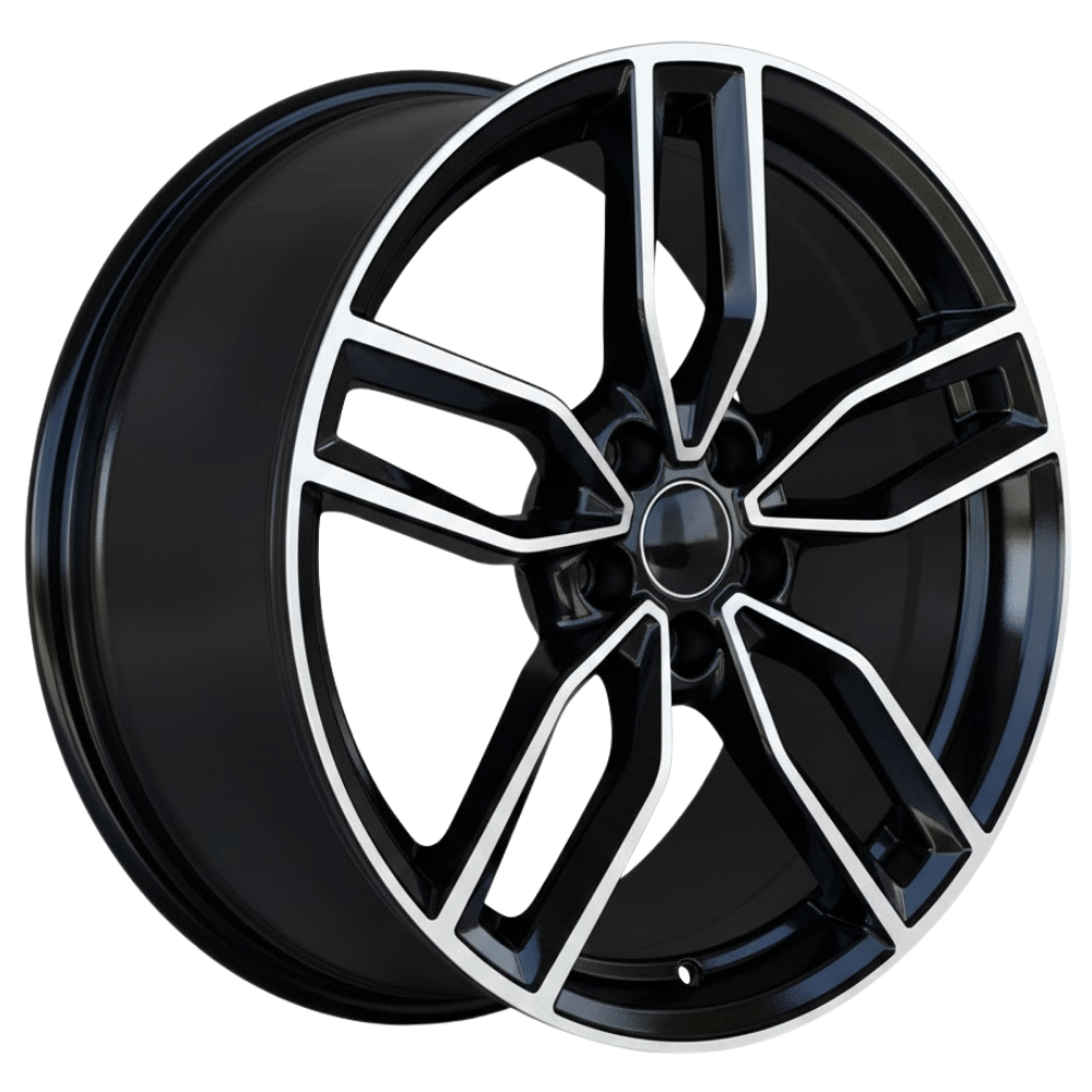 19 İnç 5x112 Mercedes Audi Volkswagen Uyumlu Black Polish Jant Takımı