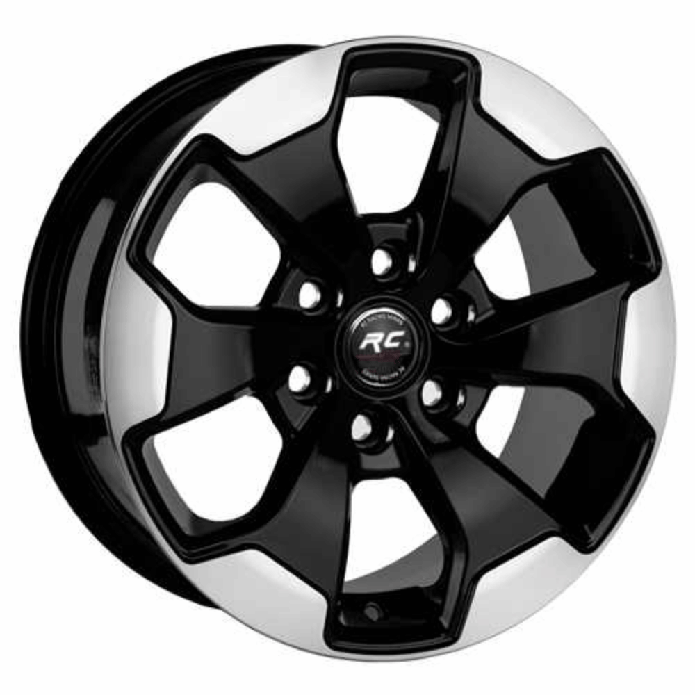 17 İnç 6x120 Ford Custom Volkswagen Transporter Uyumlu Black Polish Jant Takımı