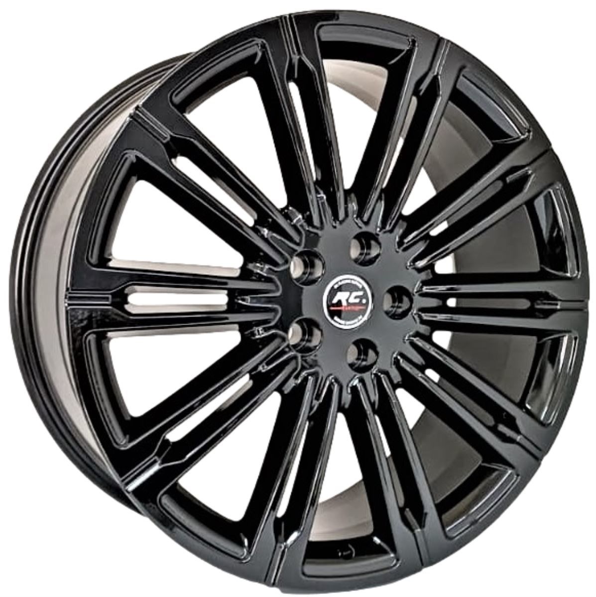 22 İnç 5x108 Range Rover Velar Volvo XC90 XC60 Ford Edge Uyumlu Black Jant Takımı