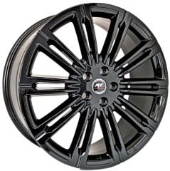 22 İnç 5x108 Range Rover Velar Volvo XC90 XC60 Ford Edge Uyumlu Black Jant Takımı