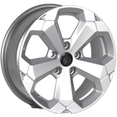 16 İnç 5x100 Volkswagen Polo Golf 4 Seat Ibiza Skoda Octavia Uyumlu Silver Jant Takımı