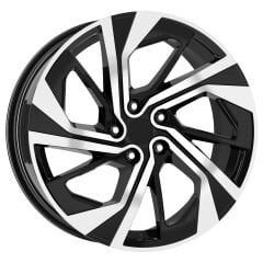 19 İnç 5x114.3 Black Polish Renault Megane Dacia Duster Nissan Uyumlu Jant Takımı