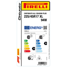 Pirelli 225/45R17 94W XL Cinturato All Season Plus 4 Mevsim Kar Logolu Lastik (2025)